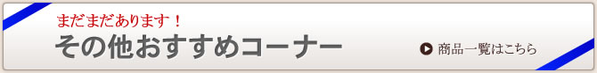 まだまだあります！ その他のおすすめコーナー